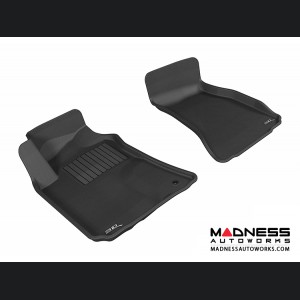 Dodge Challenger Floor Mats (Set of 2) - Front - Black by 3D MAXpider (2008-2010)